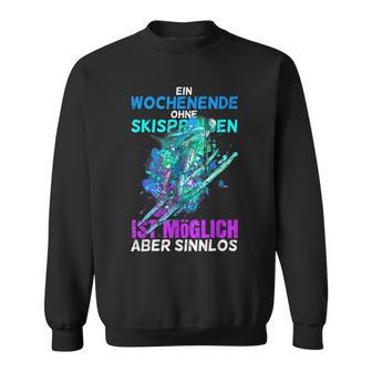 Ski Jumping Winter Sport For Skiing Fans Sweatshirt - Geschenkecke