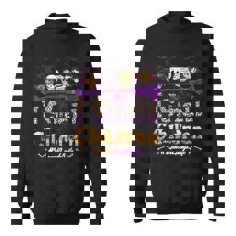 I Smell Children Lunch Lady Life Halloween Lunch Lady Witch Sweatshirt | Seseable UK