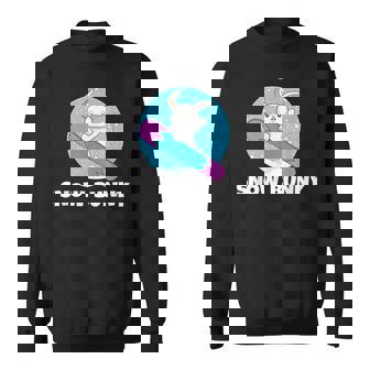 Snow Bunny Cute Rabbit Winter Snow Skiing Ski Lover Sweatshirt - Monsterry
