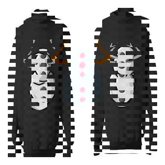 Snowman Costume X-Mas Decor Jesus Birthday Winter Snowman Sweatshirt - Monsterry