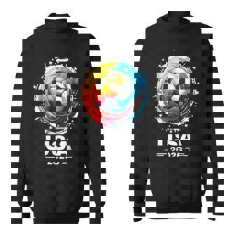 Soccer Player Sports Vintage Men Boys Cup Soccer 2026 Soccer Sweatshirt - Monsterry
