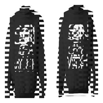 Son Of A Witch Halloween Sweatshirt - Monsterry