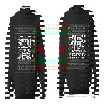 Soon To Be Merry'd Ugly Xmas Christmas Sweaters Engagement Sweatshirt | Mazezy
