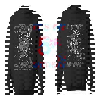Spider Five 5Yr 5 Years Old It's My 5Th Birthday Party Sweatshirt | Mazezy