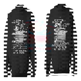 Splish Splash Your Opinion Is Trash Raccoon Sweatshirt - Thegiftio UK