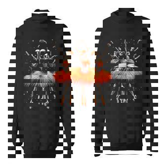 Spooky Ballerina Skeleton Dance Halloween Ballet Sweatshirt - Thegiftio UK