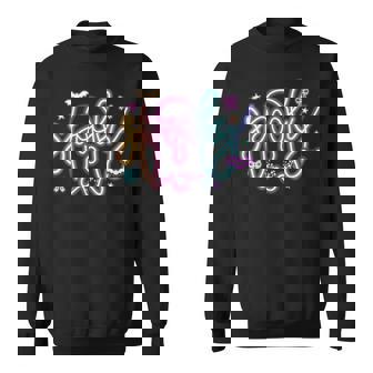 Spooky Ghost Trick Or Treat Sign Halloween Costume Sweatshirt - Thegiftio UK