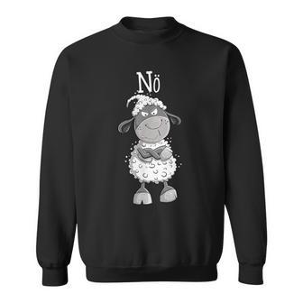 Statement Schaf I Nö Fun I Einfach Nö I Nein I Kein Bock German Sweatshirt - Geschenkecke