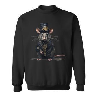 Steampunk Rat Dead Death Grunge Gothic Dark Steam Punk Sweatshirt - Geschenkecke