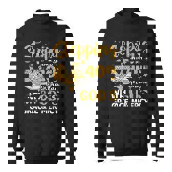 Stepping Into My 40Th Birthday With God's Grace Mercy Sweatshirt | Mazezy