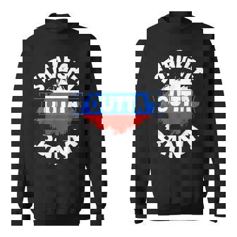 Straight Outta Banya For A Banya Fan Sweatshirt - Monsterry