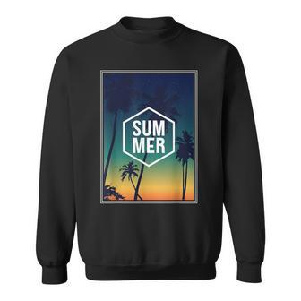 Summer Beach Style Streetwear Aesthetic Sweatshirt - Monsterry CA