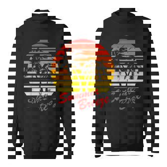 Summer Breeze 80S Summer Beach Palm Tree Sunset Sweatshirt - Monsterry