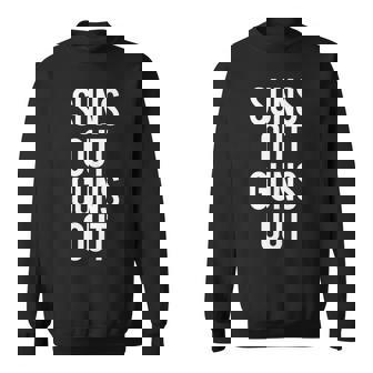 Suns Out Guns Out Gym Weightlifting Bodybuilding Workout Sweatshirt - Monsterry