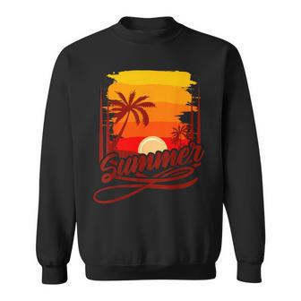 Surfer Beach Sea Retro Summer Fernlust Sweatshirt - Geschenkecke