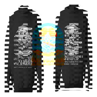 Surfer Summer Break Holiday Annual Vacation Beach Retro Sweatshirt - Monsterry