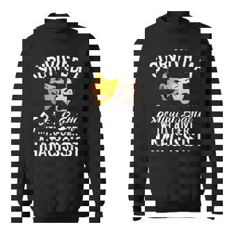 Survived A Spiritual Battle With A Covert Naricissist Abuse Sweatshirt - Monsterry