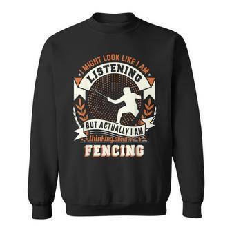 Swordmanship Fencing Sport Best Fencer Swordplay Duel Sweatshirt - Monsterry