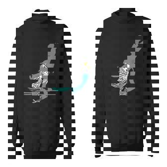 T-Rex Budgerigar Shadow Budgie Parakeet Pet Bird Lover Sweatshirt - Thegiftio UK