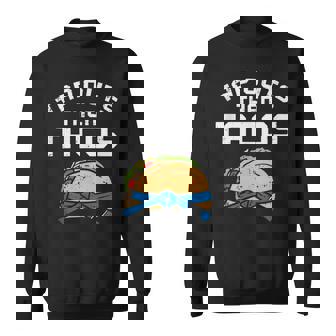 Tap Outs Then Tacos Blue Belt Jiu Jitsu Mexican Sweatshirt - Monsterry