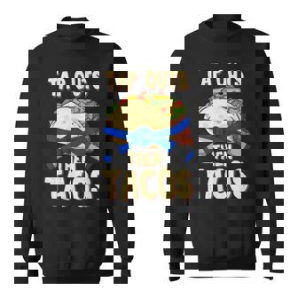 Tap Outs Then Tacos Jiu Jitsu Sweatshirt - Monsterry