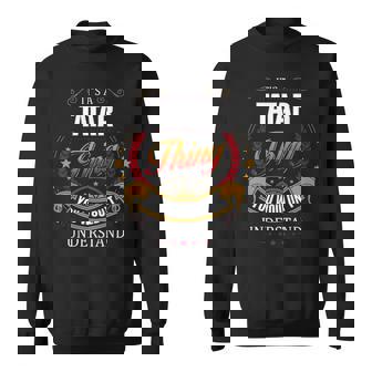 Tatar Family Crest Tatar Tatar Clothing Tatar T Tatar T For The Tatar Sweatshirt - Thegiftio UK