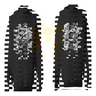 Teddy Bear Hustler Buisness Bear Dollar Street Clothes Sweatshirt - Thegiftio