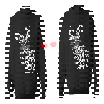 Tête De Zèbre Pour Amoureux Des Animaux Rayures Noires Et Blanches Sweater e - Cadeauxyz