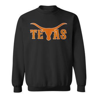 Texas Usa Longhorn Austin Pride Bull American Sweatshirt - Thegiftio UK