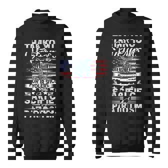 Thank You Veterans For Your Service And Sacrifice Patriotism Sweatshirt - Monsterry