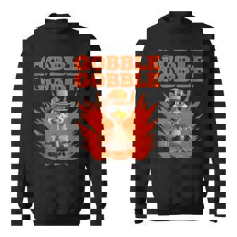 Thanksgiving Tradition Gobble Gobble Outfit Turkey Sweatshirt - Monsterry