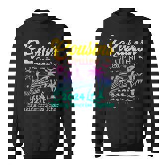 Tie Dye Cousin Cruise 2024 Making Memories Together Cruising Sweatshirt | Seseable UK