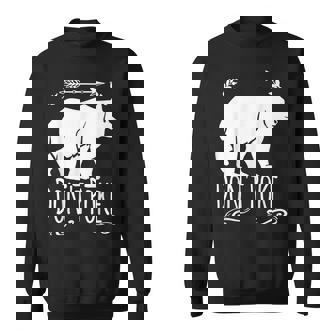 Tired And Cranky Dont Poke The Bear Sweatshirt - Monsterry