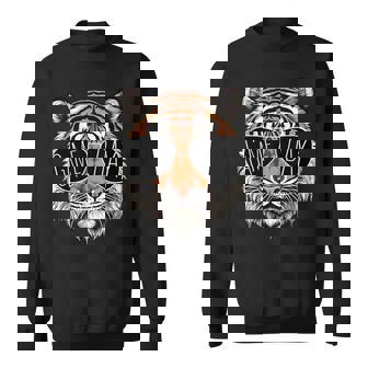 Touchdown American Football Game Day Thanksgiving Tiger Cool Sweatshirt - Thegiftio UK