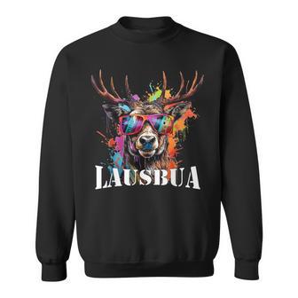 Traditional Deer Oktoberfest Lederhosen Lausbua Sweatshirt - Geschenkecke