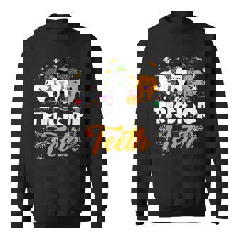 Trick Or Th Halloween Costumes Dental Assistant Dentist Sweatshirt - Thegiftio UK