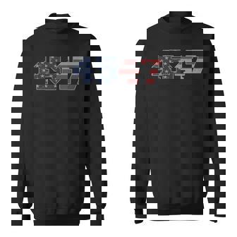 Trump 2024 45 47 American Flag 4547 Trump 2024 Sweatshirt - Monsterry