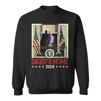 Trump 2024 Take America Back Daddy's Home Trump 2024 Sweatshirt - Thegiftio UK