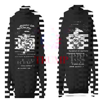 Trump Inauguration Day 2025 Trump 47 Trump Won President 47 Sweatshirt | Mazezy