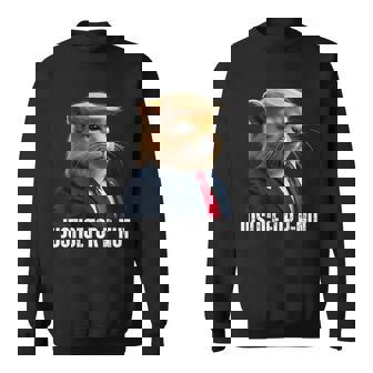 Trump For P-Nut The Squirrel Justice For Peanut Trump Sweatshirt - Monsterry