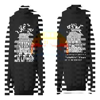 Trust Me I'm a Network Administrator And I Know Things Sweatshirt - Monsterry