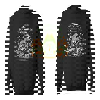 Turkey Ufo Thanksgiving Alien Abduction Turkey Turkey Sweatshirt - Thegiftio UK