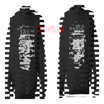 I Like Turtles Zombie Boy Skull Face Tank Top Sweatshirt - Monsterry