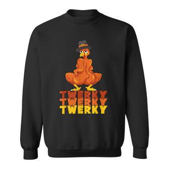 Twerky Turkey Butt Thanksgiving Dance Sweatshirt - Thegiftio UK