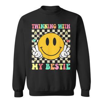 Twinning With My Bestie Twin Matching Twins Day Best Friend Sweatshirt | Seseable UK