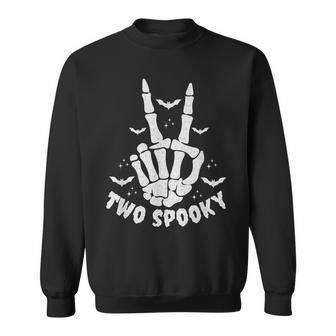 Two Spooky Second Birthday Halloween Spooky 2Nd Birthday Sweatshirt - Thegiftio UK
