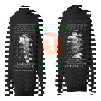 Ugly Sweater Christmas Pajama Football Xmas Lights Sport Sweatshirt - Thegiftio UK