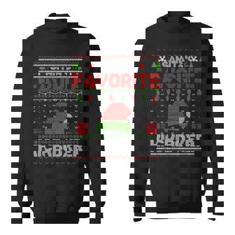 Ugly Xmas Sweater Matching Santa's Favorite Kickboxer Sweatshirt | Mazezy