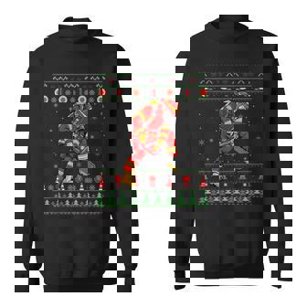 Ugly Xmas Sweater Style Firefighter Fireman Christmas Sweatshirt - Thegiftio UK