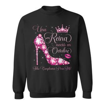 Una Reina Nació En Octubre Feliz Cumpleaños Para Mí Camisa de entrenamiento - Regaloses